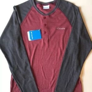 Columbia,Men's Thomas Meadows Henley,Long Sleeve
